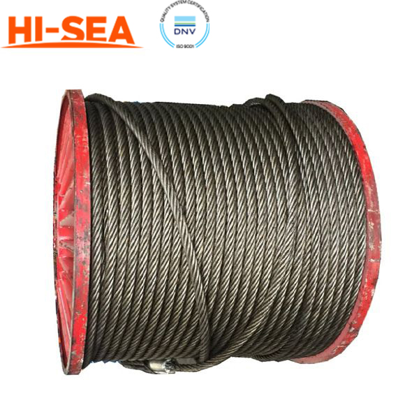 6V×34 Bright Shaped Strand Steel Wire Rope